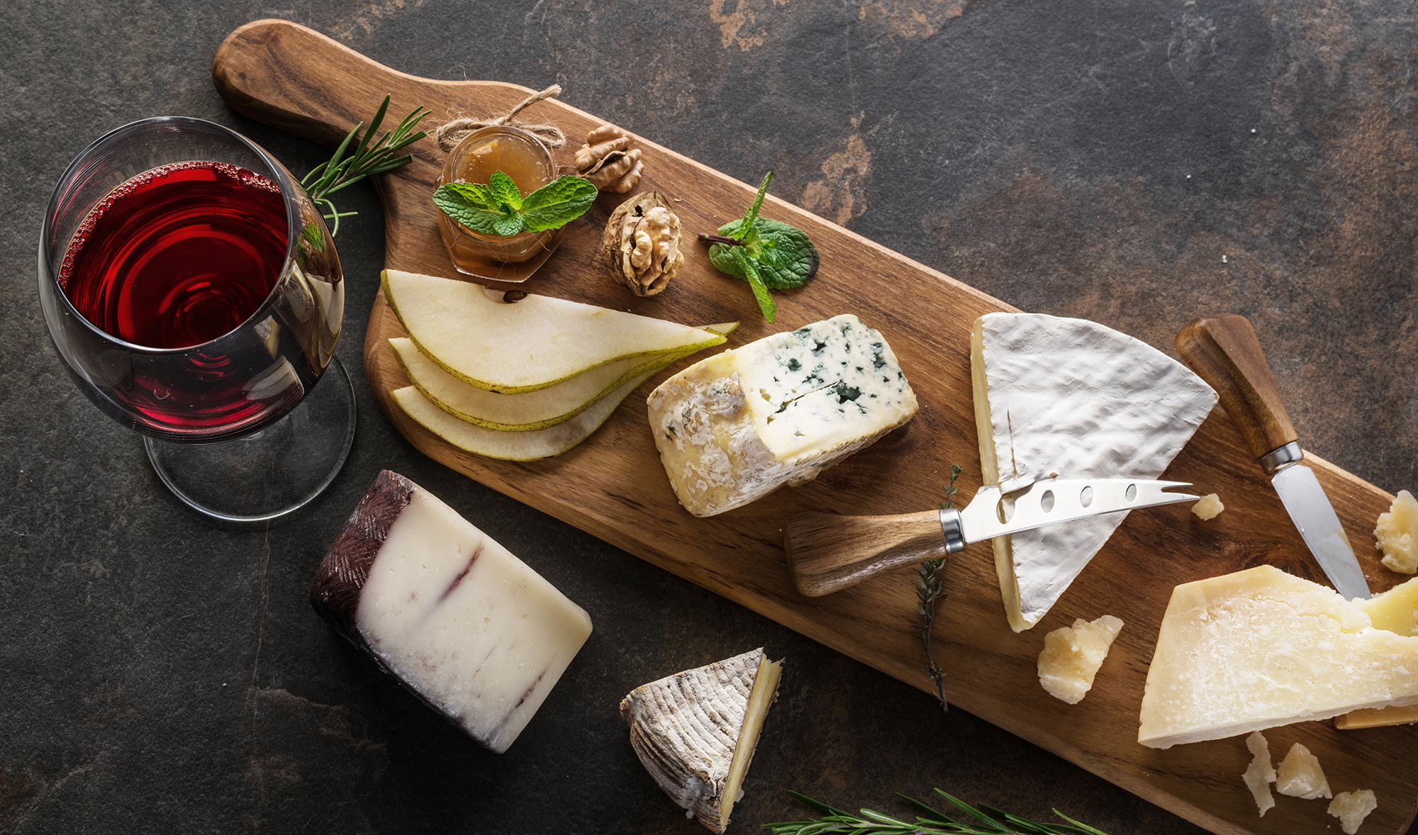 plateau de fromage & vin